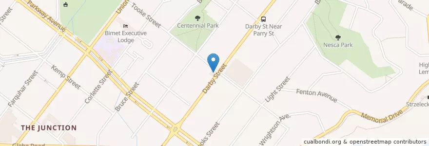 Mapa de ubicacion de Papillon en 오스트레일리아, New South Wales, Newcastle City Council, Newcastle-Maitland.