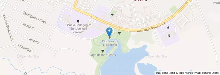 Mapa de ubicacion de Restaurante El Expreso en キューバ, Camagüey, Camagüey, Ciudad De Camagüey.