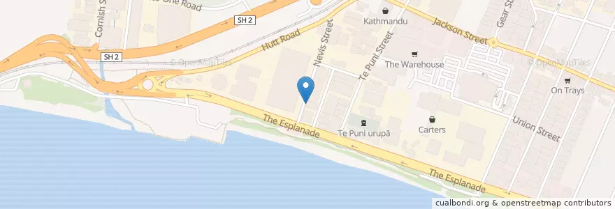 Mapa de ubicacion de La Bella Italia en Neuseeland, Wellington, Lower Hutt City.