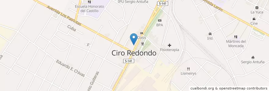 Mapa de ubicacion de Di Tú en 쿠바, Ciego De Ávila, Ciro Redondo.
