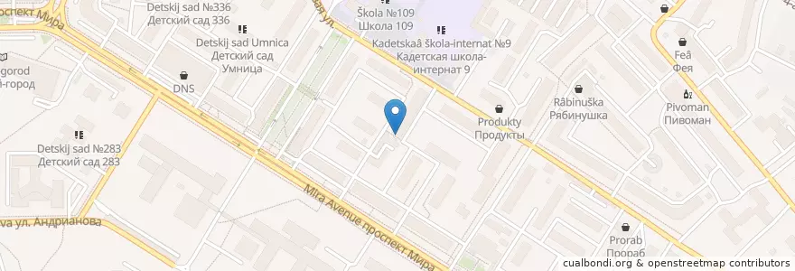 Mapa de ubicacion de Друг en Russie, District Fédéral Sibérien, Oblast D'Omsk, Омский Район, Городской Округ Омск.