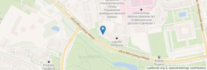 Mapa de ubicacion de Твой доктор en Russie, District Fédéral Central, Oblast De Vladimir, Городской Округ Владимир.