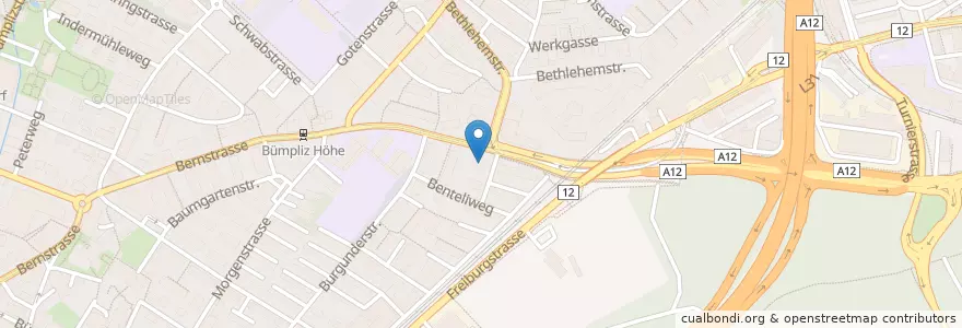 Mapa de ubicacion de Kita Wirbelwind en Schweiz/Suisse/Svizzera/Svizra, Bern/Berne, Verwaltungsregion Bern-Mittelland, Verwaltungskreis Bern-Mittelland, Bern.