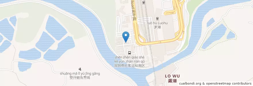 Mapa de ubicacion de 苏记茶餐厅 en China, Hong Kong, Guangdong, Wilayah Baru, 北區 North District.