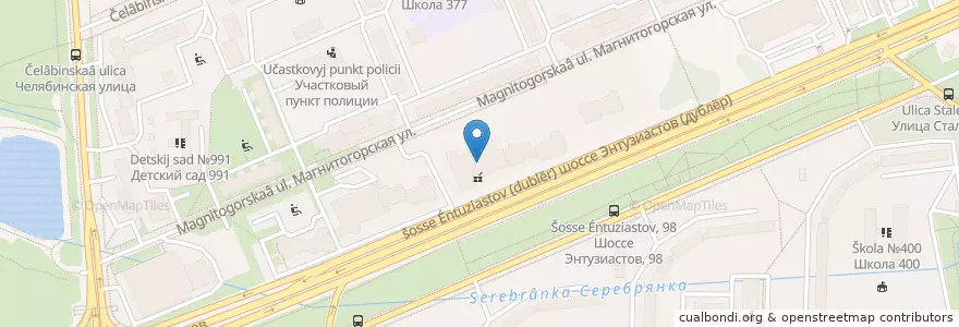 Mapa de ubicacion de Лаборатория Гемотест en Russia, Central Federal District, Moscow, Eastern Administrative Okrug, Ivanovskoye District.