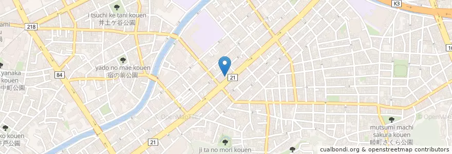Mapa de ubicacion de 蒔田眼科クリニック en ژاپن, 神奈川県, 横浜市, 南区.