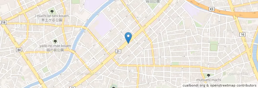 Mapa de ubicacion de すき家 en اليابان, كاناغاوا, 横浜市, 南区.