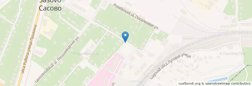 Mapa de ubicacion de Колонка en روسيا, Центральный Федеральный Округ, ريازان أوبلاست, Городской Округ Сасово, Сасовский Район.
