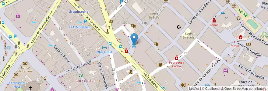 Mapa de ubicacion de 34 - Sant Pere Més Alt 4 en Испания, Каталония, Барселона, Барселонес, Барселона.