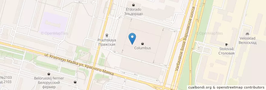 Mapa de ubicacion de Старбакс en Russia, Distretto Federale Centrale, Москва, Южный Административный Округ, Čertanovo Central'noe.