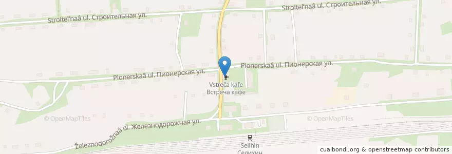 Mapa de ubicacion de Встреча кафе en Russie, District Fédéral Extrême-Oriental, Kraï De Khabarovsk, Комсомольский Район, Селихинское Сельское Поселение.