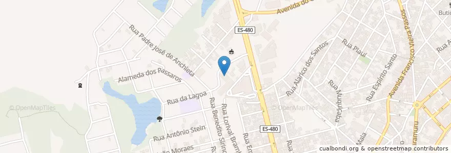 Mapa de ubicacion de Faculdade de Comunicação Social de Guarapari en Brasilien, Südosten, Espírito Santo, Microrregião Guarapari, Região Geográfica Intermediária De Vitória, Guarapari, Região Metropolitana Da Grande Vitória.