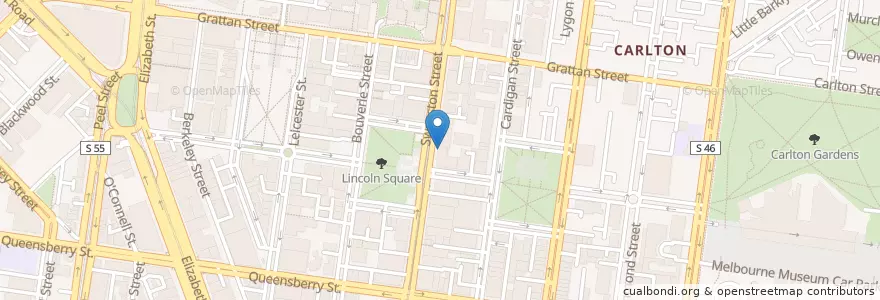 Mapa de ubicacion de Norsiah's Kitchen en Australia, Victoria, City Of Melbourne.
