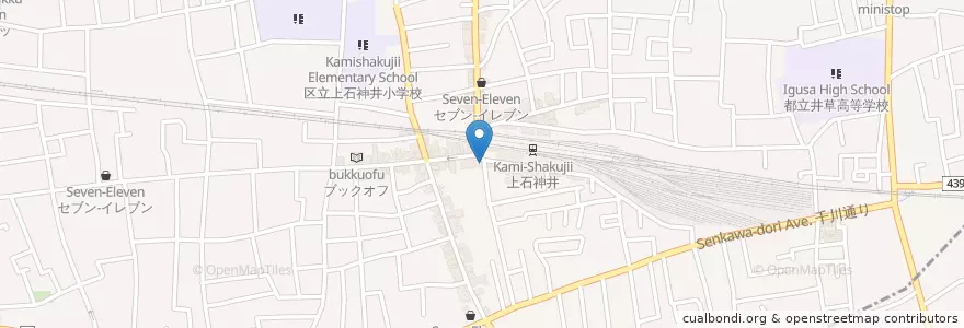Mapa de ubicacion de すき家 en Japão, Tóquio, 練馬区.