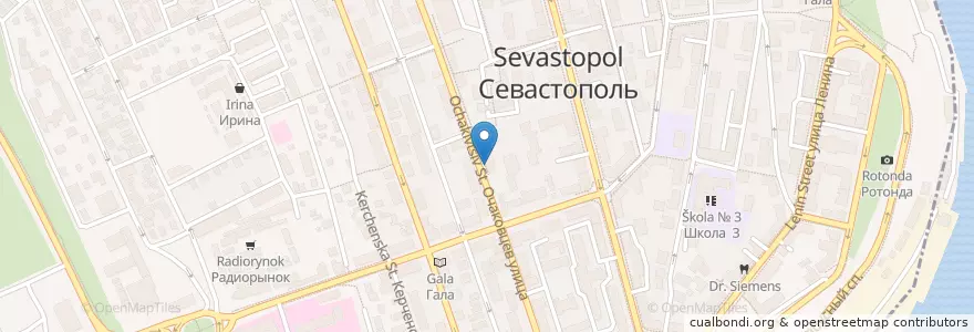 Mapa de ubicacion de Дежурная аптека АВК en Russia, South Federal District, Sevastopol, Sevastopol, Ленинский Район, Ленинский Округ.