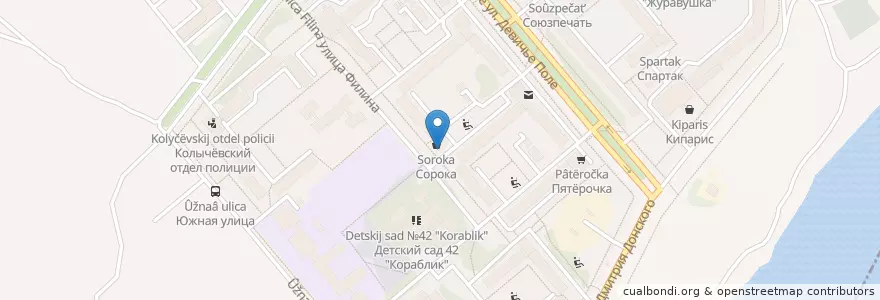 Mapa de ubicacion de Домашняя аптека en Rusia, Distrito Federal Central, Óblast De Moscú, Коломенский Городской Округ.