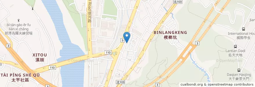Mapa de ubicacion de 包麥利早餐店 en تايوان, تايبيه الجديدة, 新店區.