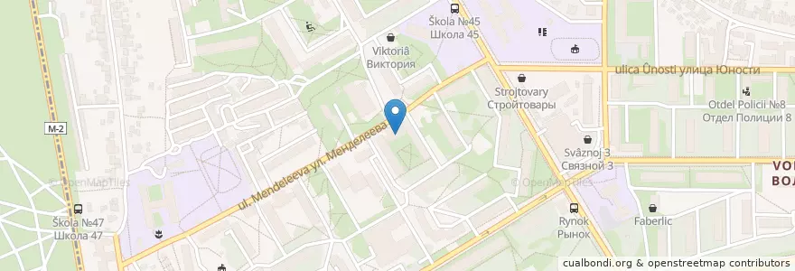 Mapa de ubicacion de Романтика en Rússia, Distrito Federal Central, Oblast De Kursk, Курский Район, Городской Округ Курск.