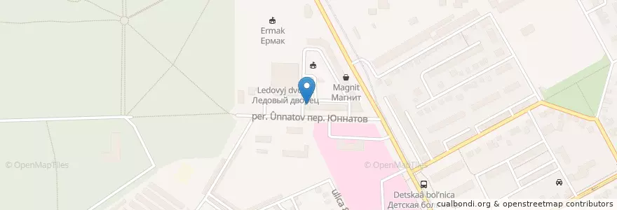 Mapa de ubicacion de ТСЖ "Березка" en Rusland, Zuidelijk Federaal District, Oblast Rostov, Городской Округ Новочеркасск.