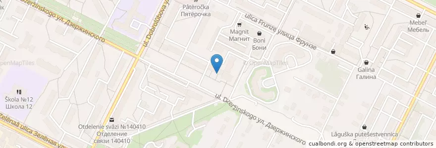 Mapa de ubicacion de Волшебница Стоматология en Rusland, Centraal Federaal District, Oblast Moskou, Коломенский Городской Округ.