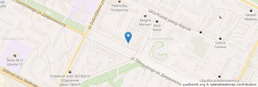 Mapa de ubicacion de Волшебница en روسيا, Центральный Федеральный Округ, محافظة موسكو, Коломенский Городской Округ.