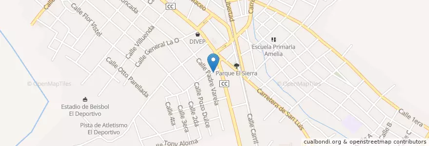 Mapa de ubicacion de Circulo Infantil Los Pinos en Küba, Santiago De Cuba, Palma Soriano, Ciudad De Palma Soriano.