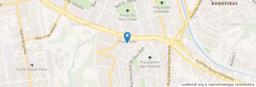 Mapa de ubicacion de Churrascaria Arizona en Brazil, Jižní Region, Rio Grande Do Sul, Região Metropolitana De Porto Alegre, Região Geográfica Intermediária De Porto Alegre, Região Geográfica Imediata De Porto Alegre, Porto Alegre.