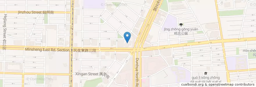 Mapa de ubicacion de 茹絲葵經典牛排館 en Taiwan, 新北市, Taipei, 松山區.