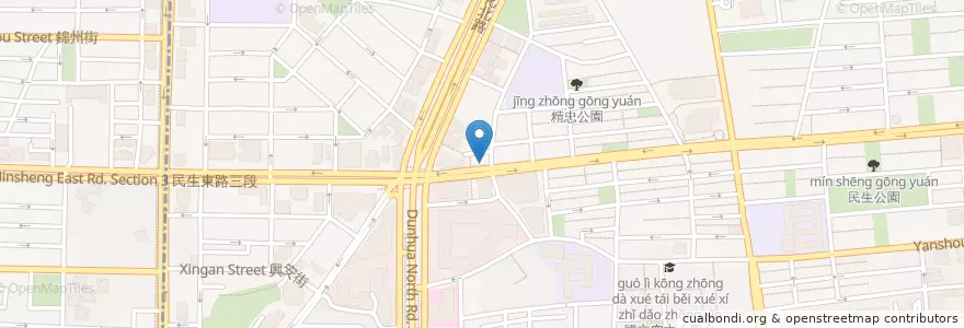 Mapa de ubicacion de 美心食品 en تایوان, 新北市, تایپه, 松山區.