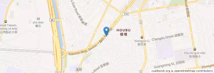 Mapa de ubicacion de 酒肉朋友創意居酒屋料理板橋店 en 臺灣, 新北市, 板橋區.