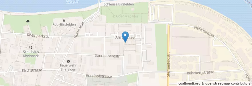 Mapa de ubicacion de Restaurant Sternenfeld en Suíça, Basel-Landschaft, Bezirk Arlesheim.