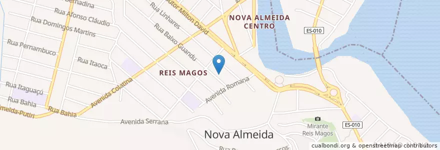 Mapa de ubicacion de CE Sagrado Coração de Jesus en Brazil, Jihovýchodní Region, Espírito Santo, Região Geográfica Intermediária De Vitória, Região Metropolitana Da Grande Vitória, Microrregião Vitória, Serra.
