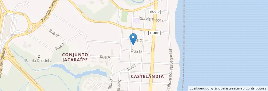 Mapa de ubicacion de CE Serrano en Brasile, Regione Sudest, Espírito Santo, Microrregião Vitória.