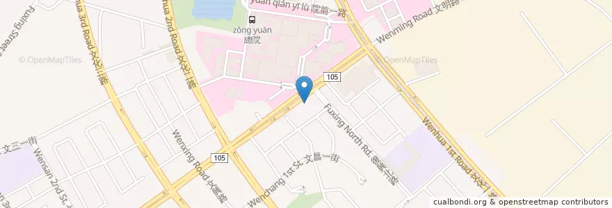 Mapa de ubicacion de 萬里香牛肉麵 en Taiwan, Taoyuan.