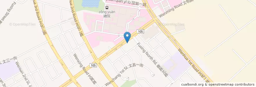 Mapa de ubicacion de 佳味鮮便當麵食 en Taiwan, 桃園市.