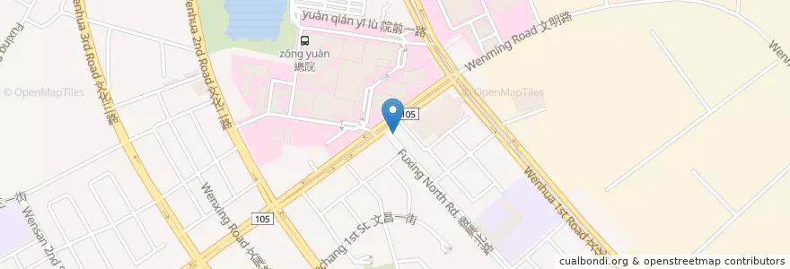 Mapa de ubicacion de 星巴克 en 台湾, 桃園市.