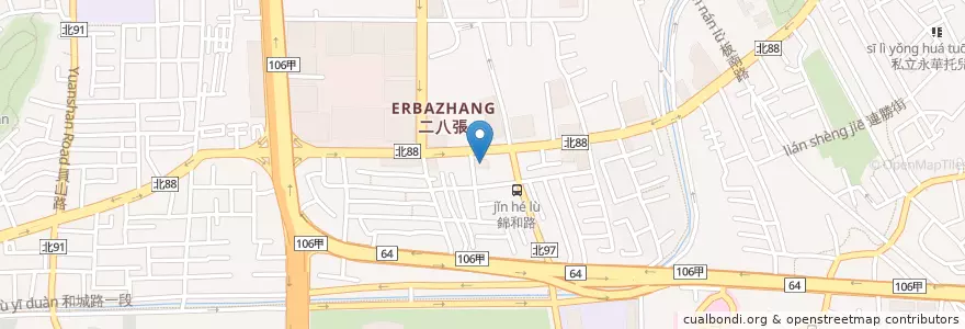 Mapa de ubicacion de 立健健保特約藥局 en 臺灣, 新北市, 中和區.