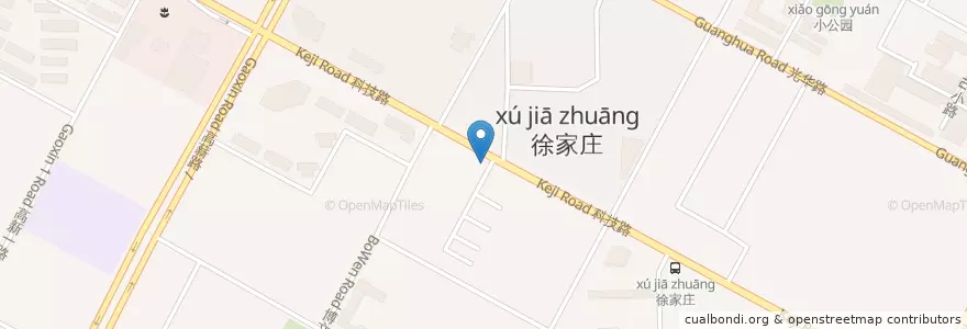 Mapa de ubicacion de 科技路小区 en 中国, 陕西省, 西安市, 雁塔区 (Yanta).