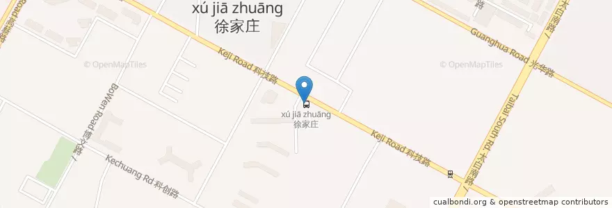 Mapa de ubicacion de 徐家庄 en China, Xianxim, 西安市, 雁塔区 (Yanta).