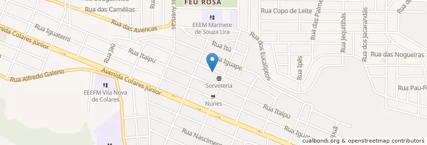 Mapa de ubicacion de Igreja Santa Clara en 브라질, 남동지방, 이스피리투산투, Região Geográfica Intermediária De Vitória, Região Metropolitana Da Grande Vitória, Microrregião Vitória, Serra.