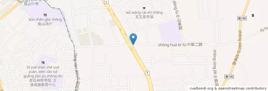 Mapa de ubicacion de 多那之＿Donuts en 臺灣, 臺南市, 永康區.