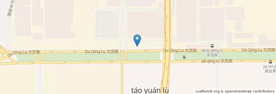 Mapa de ubicacion de 西开公司 en 中国, 陕西省, 西安市, 莲湖区.