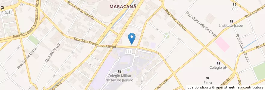Mapa de ubicacion de Colégio Militar en Brésil, Région Sud-Est, Rio De Janeiro, Região Geográfica Imediata Do Rio De Janeiro, Região Metropolitana Do Rio De Janeiro, Região Geográfica Intermediária Do Rio De Janeiro, Rio De Janeiro.