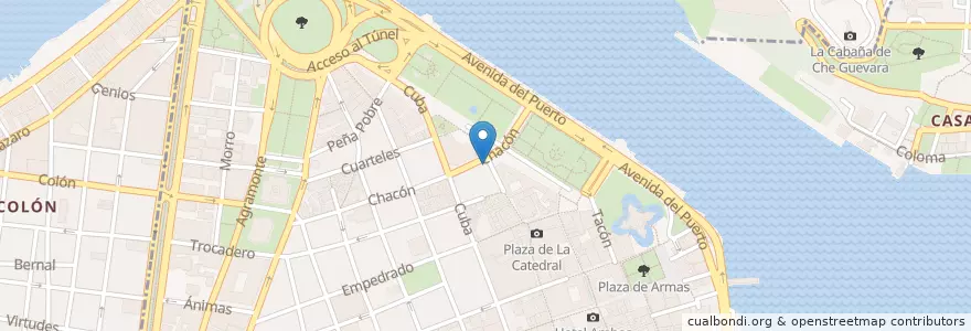 Mapa de ubicacion de Grupo Exportación e Importación. Oficina del Historiador #4 en Cuba, L'Avana, La Habana Vieja.