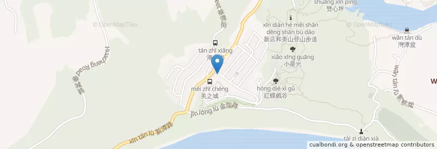 Mapa de ubicacion de 樂棋亭 en Tayvan, 新北市, 新店區.