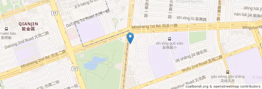 Mapa de ubicacion de Good Man Caffé en 台湾, 高雄市, 新興区.