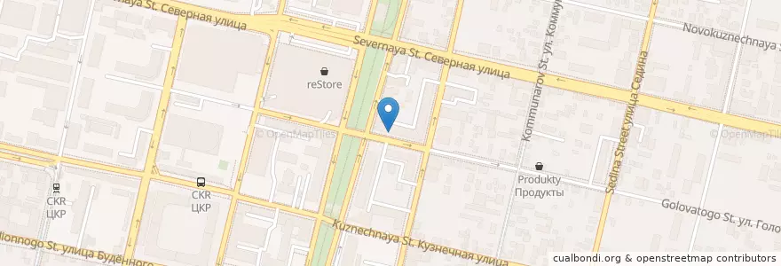 Mapa de ubicacion de Штирлиц en ロシア, 南部連邦管区, クラスノダール地方, Городской Округ Краснодар.