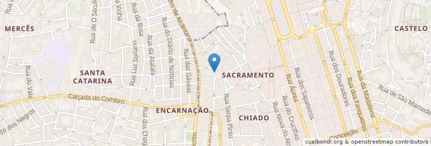 Mapa de ubicacion de Teatro Cafe en Portugal, Área Metropolitana De Lisboa, Lisboa, Grande Lisboa, Lisboa.