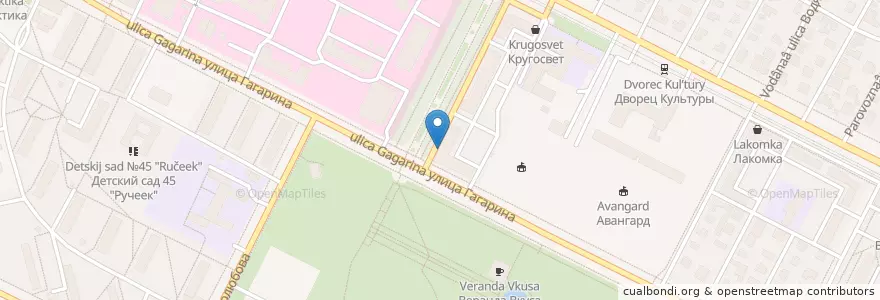 Mapa de ubicacion de Газпромбанк en Россия, Центральный Федеральный Округ, Московская Область, Коломенский Городской Округ.