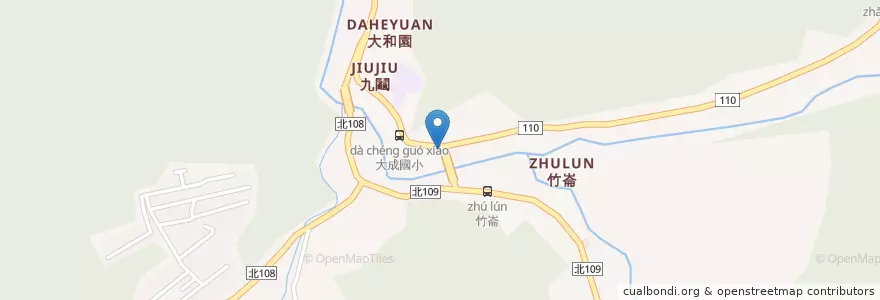 Mapa de ubicacion de 黑豬肉香腸 en 臺灣, 新北市, 三峽區.